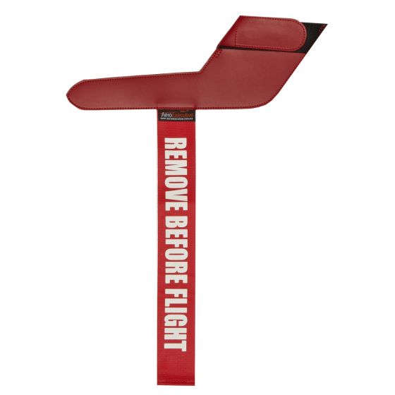 Pitot Tube Cover on white Pitot Tube Cover on white