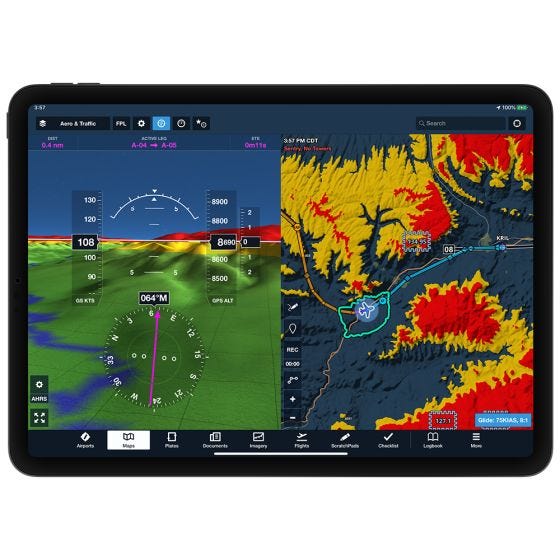 Synthetic Vision Garmin Ipad App Avidyne IFD550 Navigator Slide In