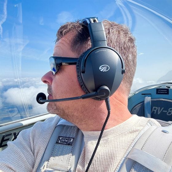 Zulu 4 Aviation Headset