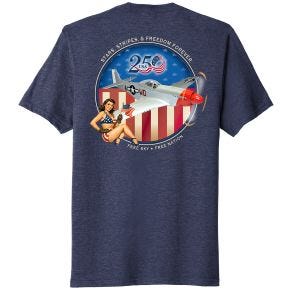 T-shirt Gildan Sportsman - Logo American Airlines - Tailles S à 5XL - Homme