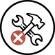 Quick setup—no tools required icon