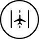 Airport Runway Signs, Markings and Lighting icon