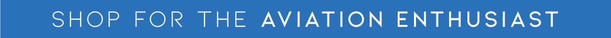 shop for aviation enthusiasts blue banner