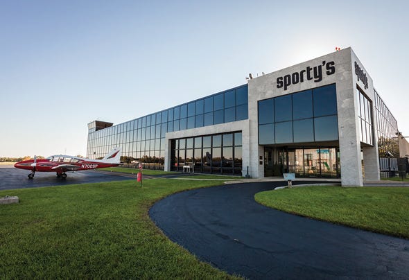 Front of Sportys Building