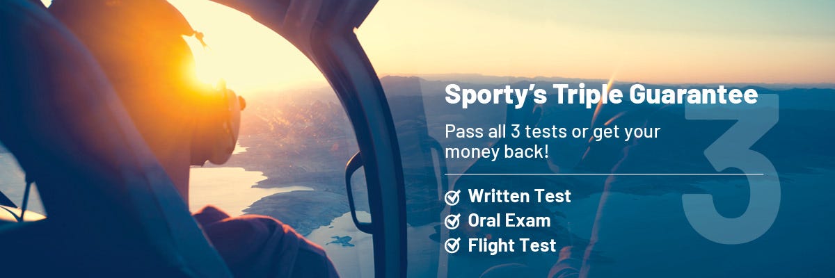 Sporty's triple Guarantee