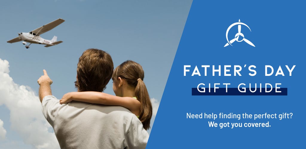 Gift Guide banner with pilot accessories