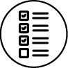 Task-oriented format with step-by-step instructions icon