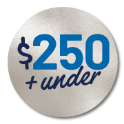 $250 and under