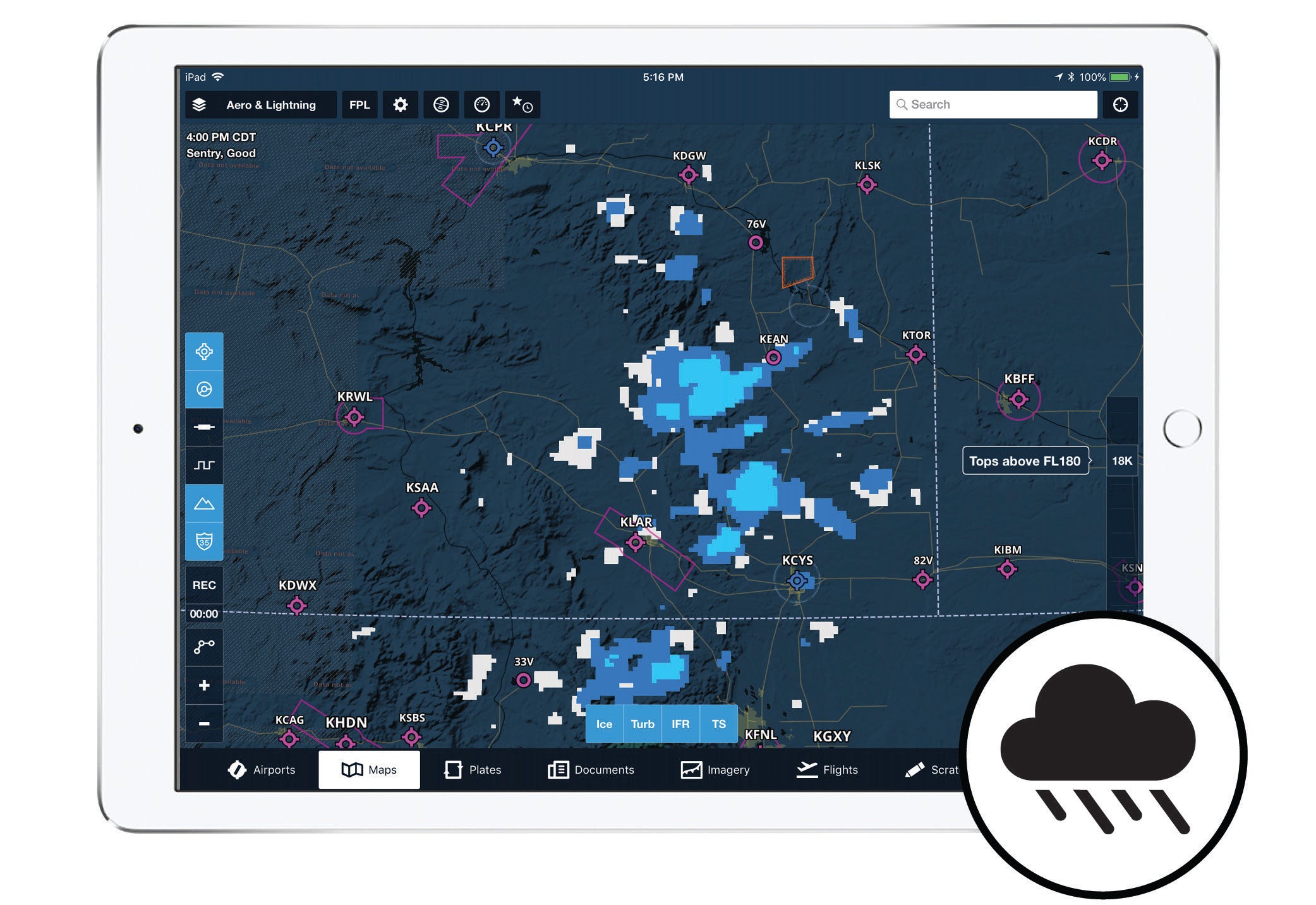 Jam-resistant GPS app