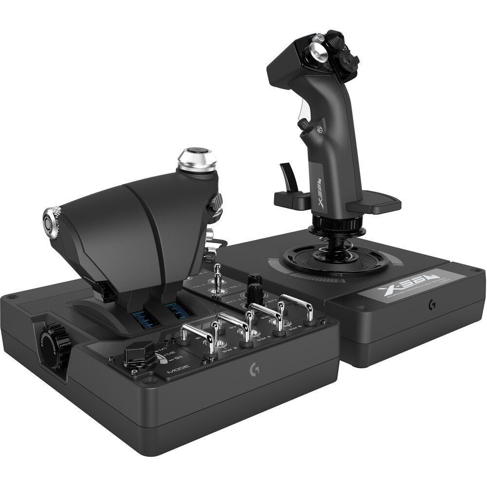 Logitech X56 stick and throttle HOTAS