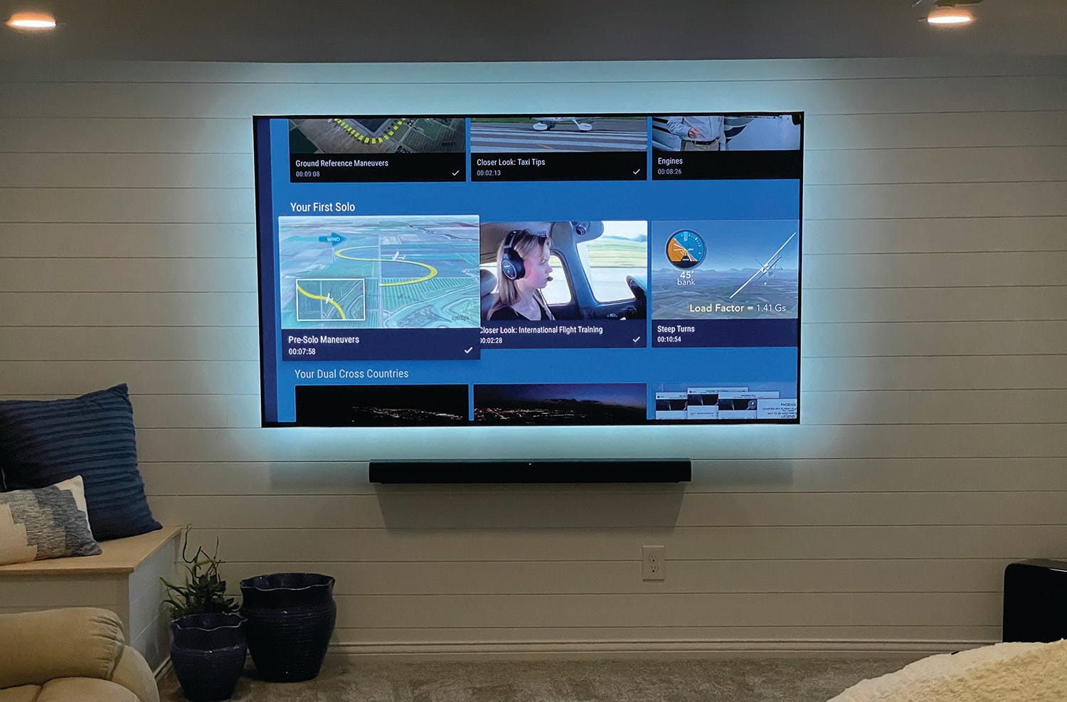 Smart TV in room