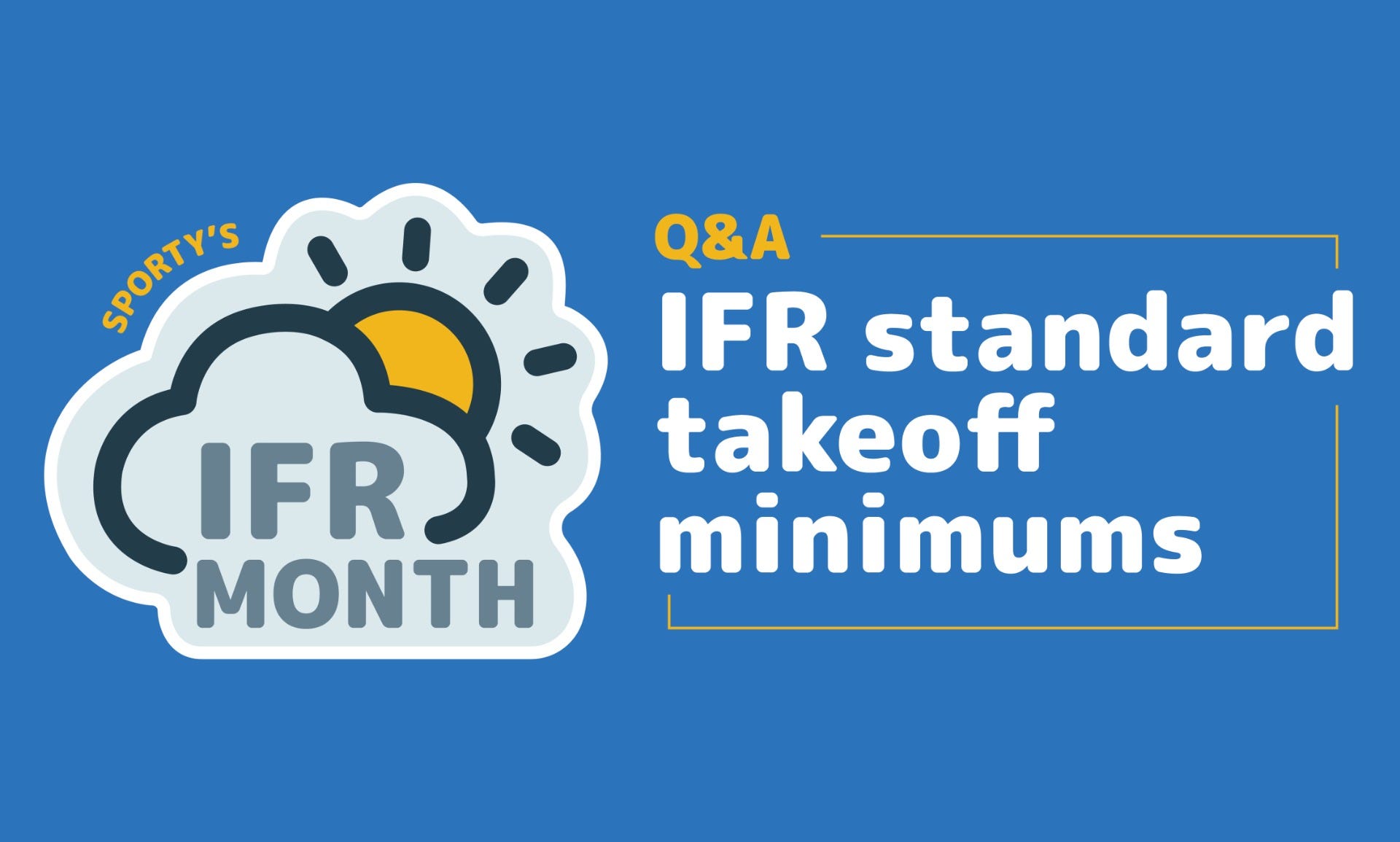 IFR Standard Minimums
