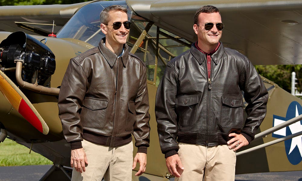 Sporty's leather flight jackets