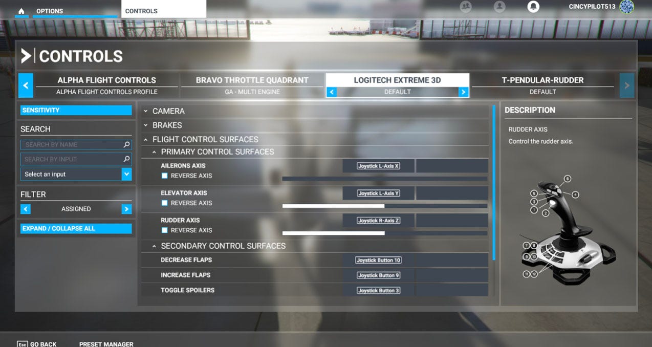 Flight Controls - Control Stick Pro