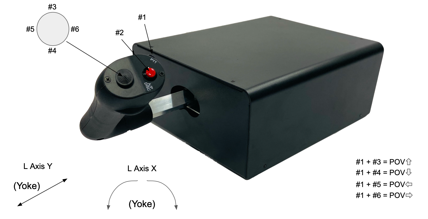 NFS flight simulator yoke for Cirrus