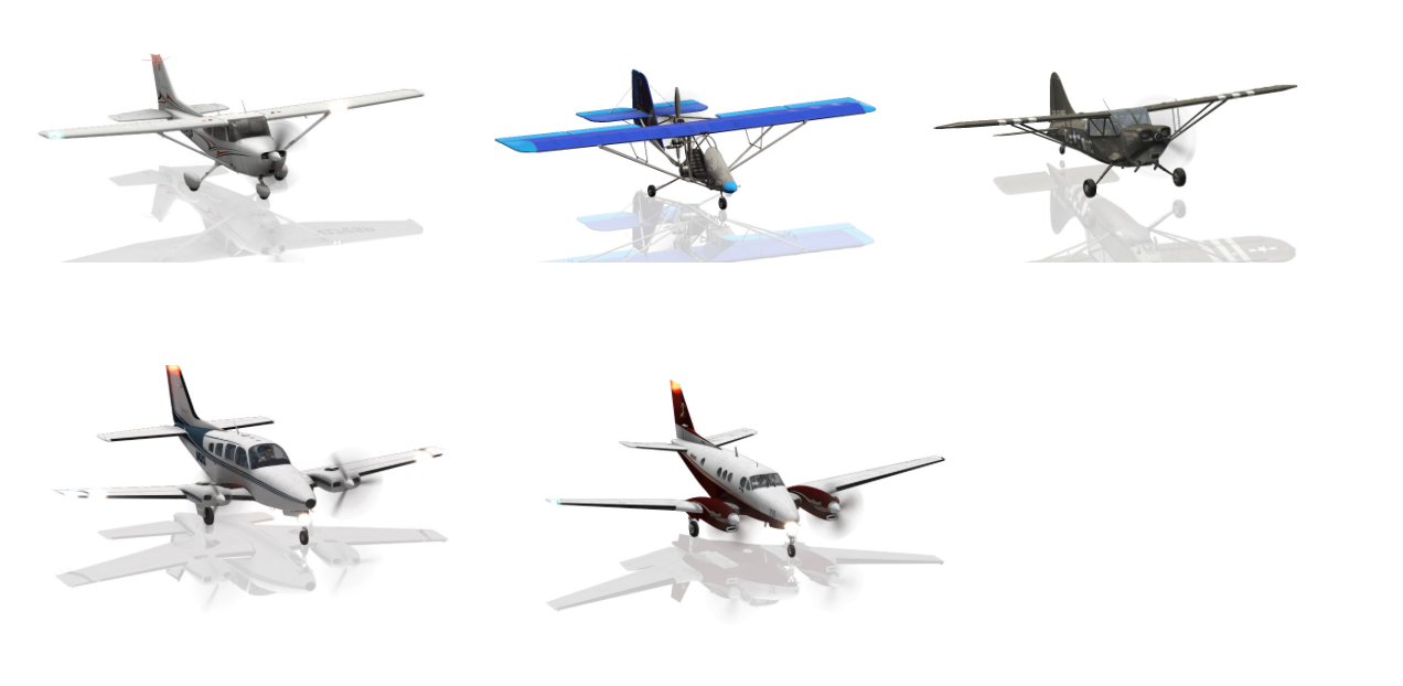 X-Plane airplane options
