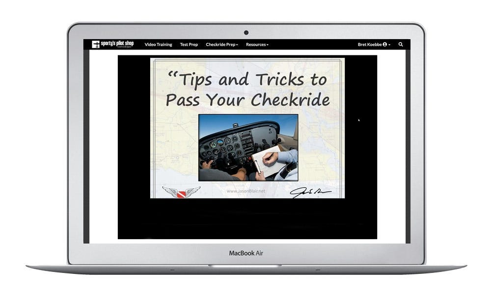 Checkride tips