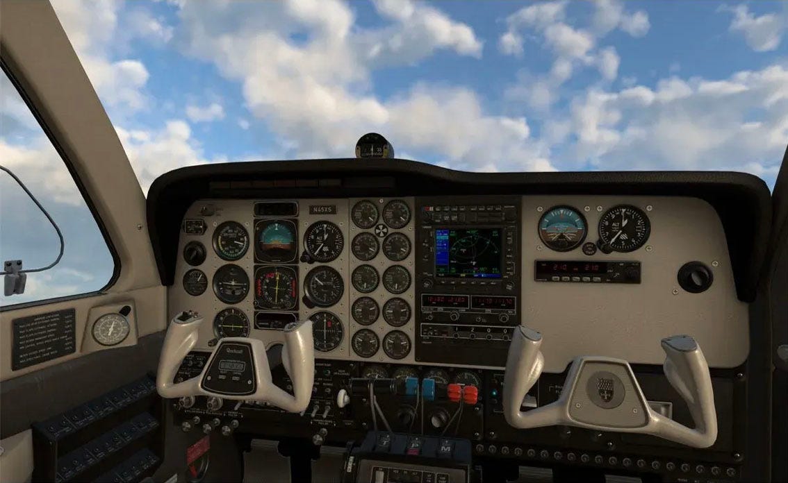 X-Plane 12 flight simulator