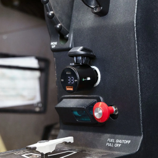 Sporty’s Introduces Carbon Monoxide Detector with Built-In Charger