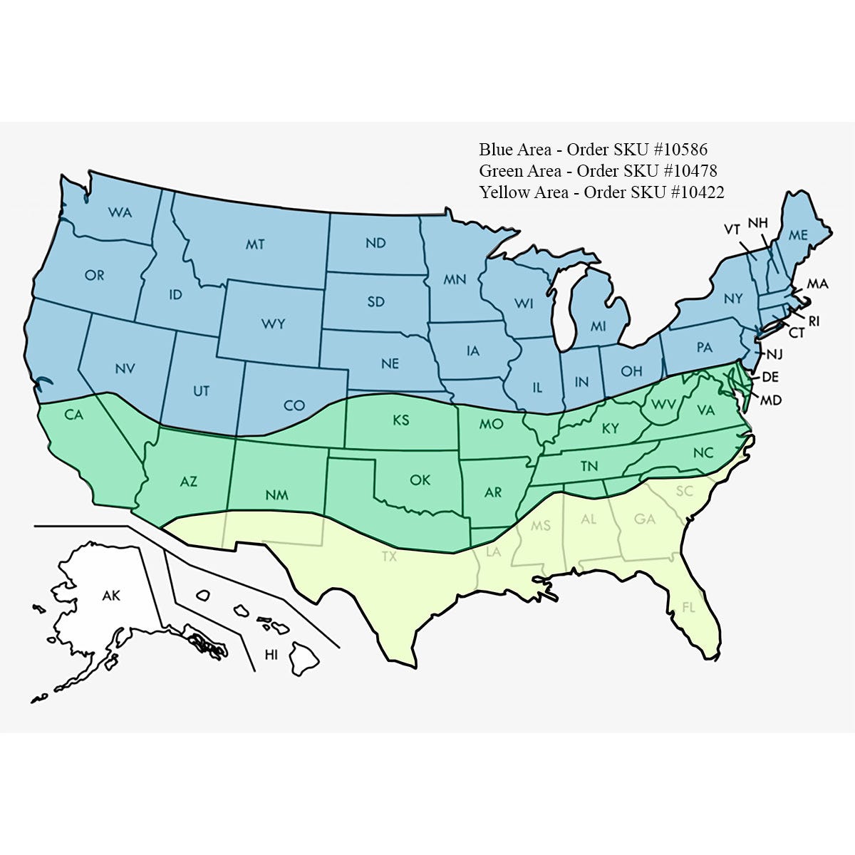 US MAP Climate Region