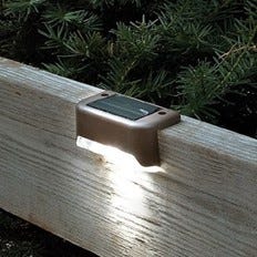 Solar LED Deck Lights (set of 4)