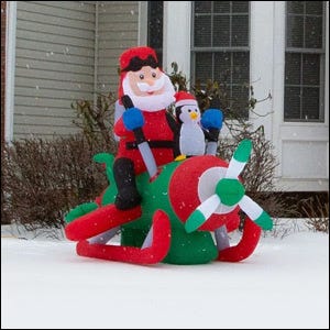 Inflatable Santa