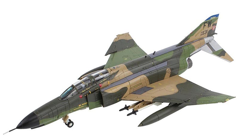 Camoflauge McDonnell Douglas F-4E Phantom II 163rd TFS Die-Cast Model