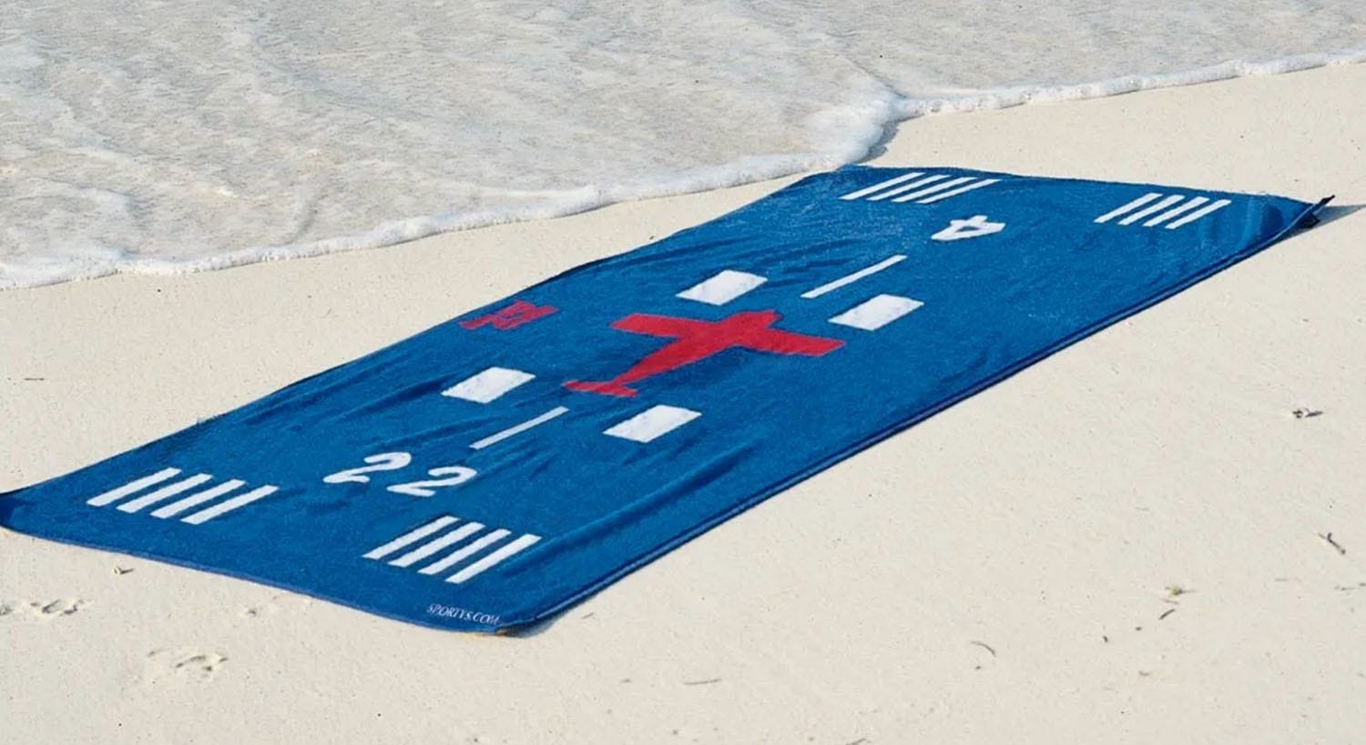 Runway beach towel