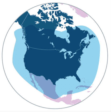 SiriusXM coverage map