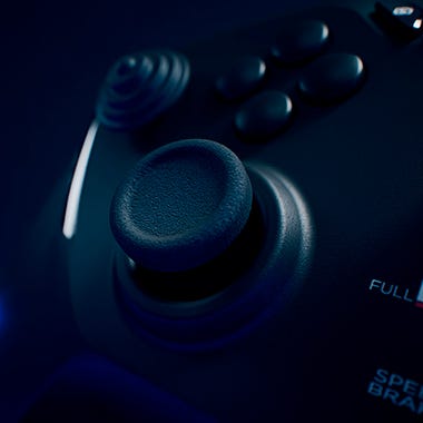 Smart digital display showing battery status