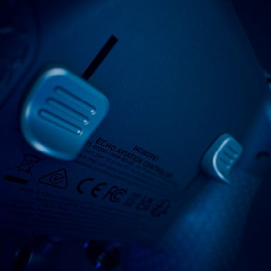 back side rudder pedals for your fingers