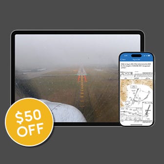 $50 off Instrument course - videos, quizzes, AI & FAA Test Prep