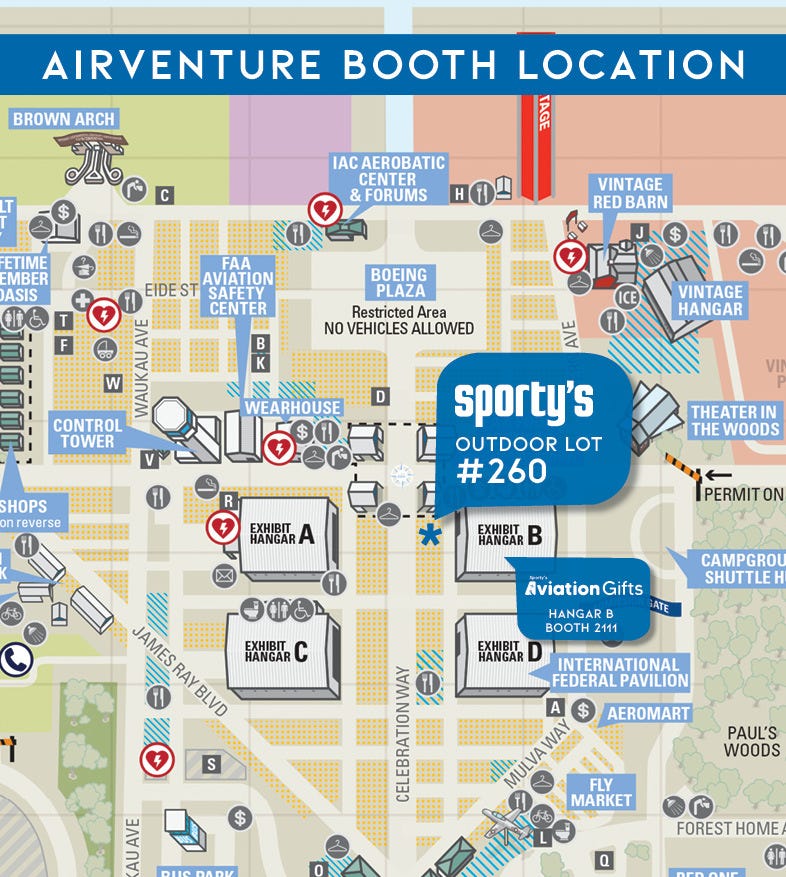 OSH booth locations