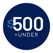 $500 and under