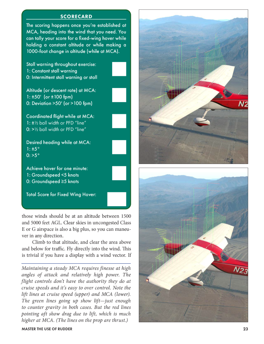 sample page pilot exercise