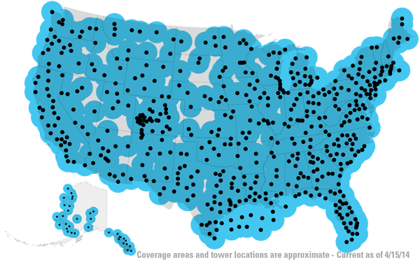 ADS-B Coverage Map