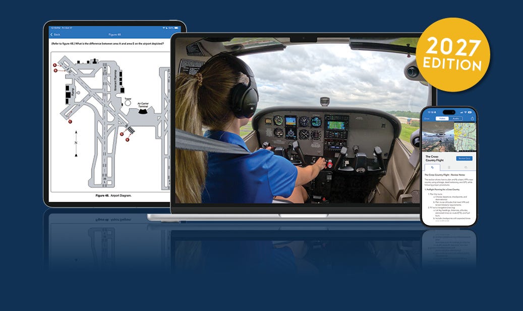2027 Learn to Fly Course. New 4K flight lessons, modern cross-country training, and updated faa test prep. shop now.