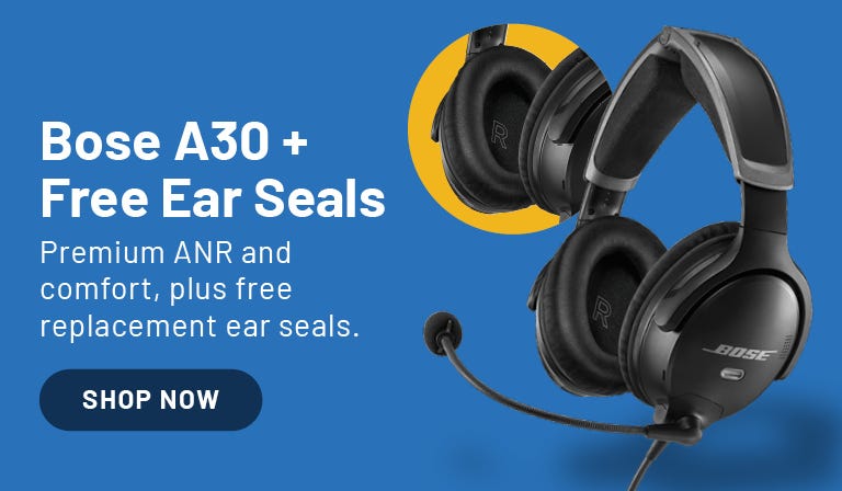 Bose A30 + Free Ear Seals