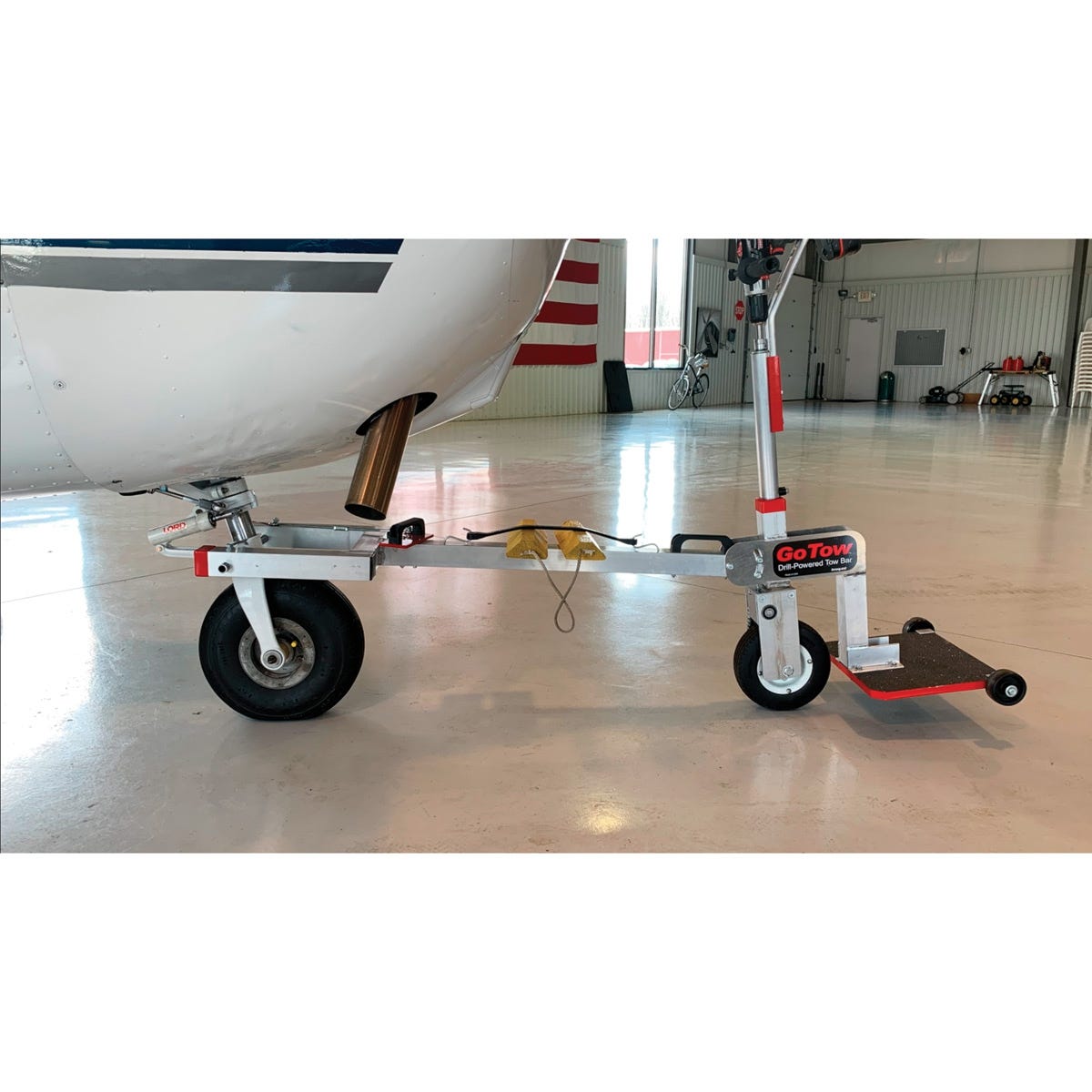 GoTow Drill Powered Tow Bar from Sporty's Pilot Shop