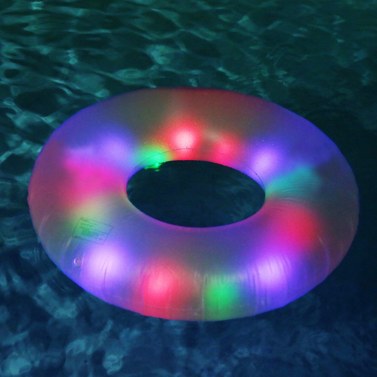 Illuminated Deluxe Pool Float Tube from Sportys Preferred Living
