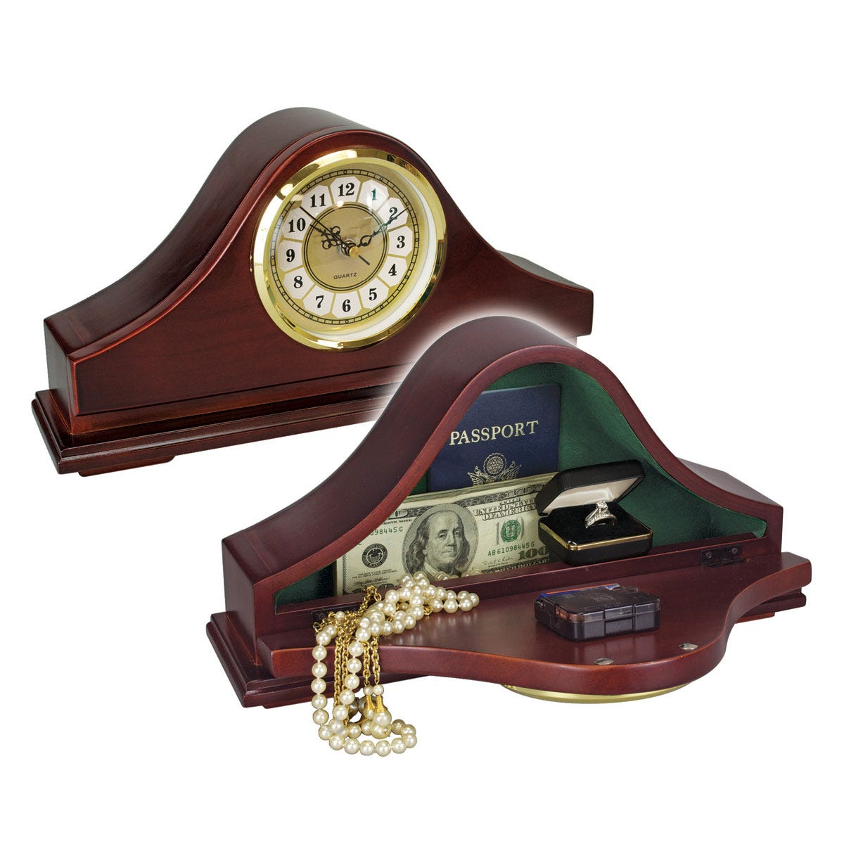 Mantel Clock Handgun Case from Sportys Preferred Living