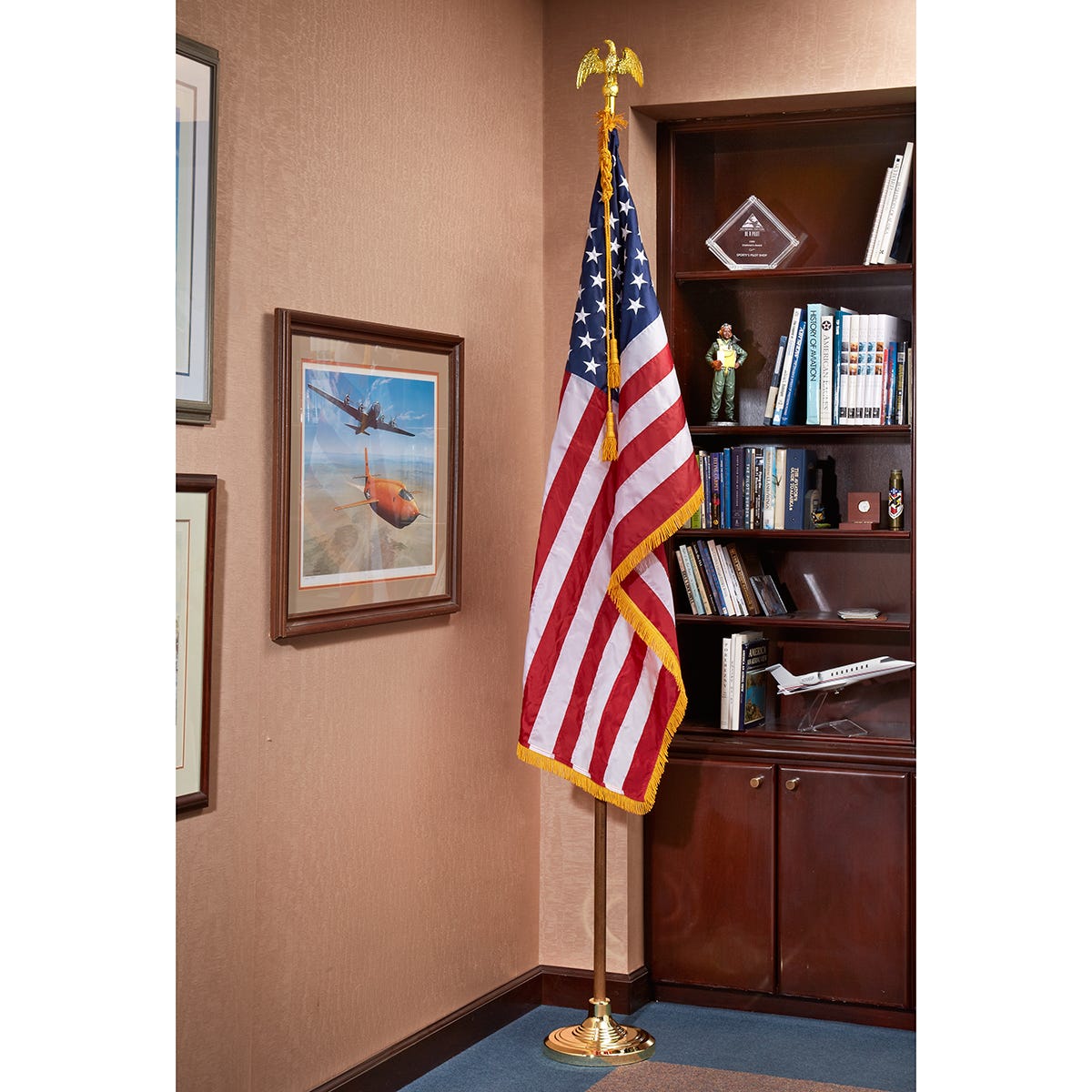 Indoor Flag Stand Set from Sportys Preferred Living