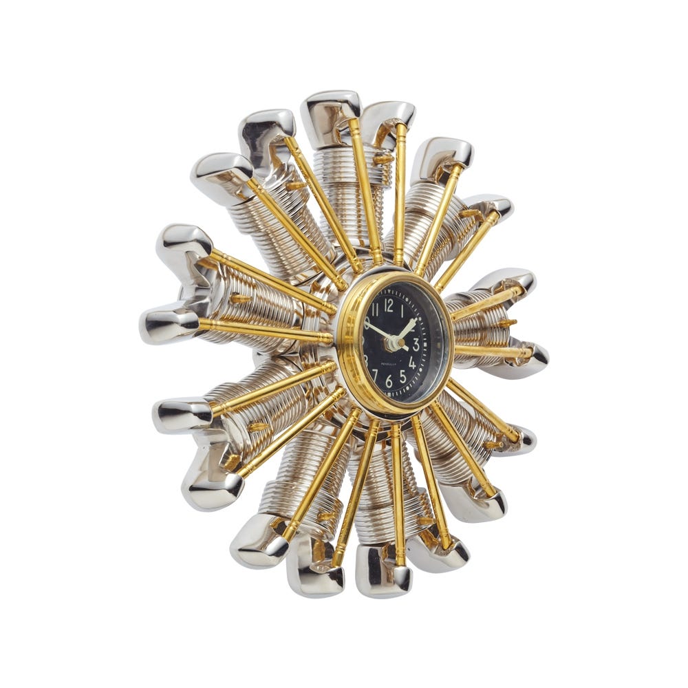 Radial Engine Clock from Sporty's Wright Bros Collection