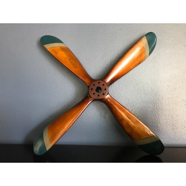 4Bladed Wooden Propeller from Sporty's Wright Bros Collection
