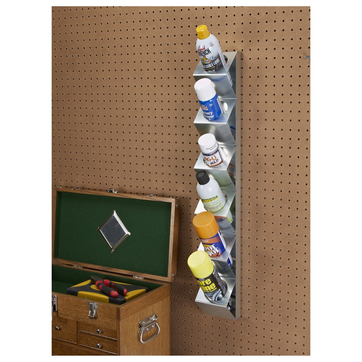 Vertical Can Storage Rack Garage Organization from Sporty's Tool Shop