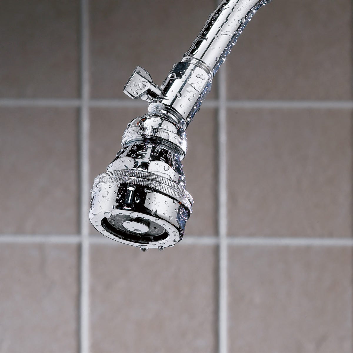 Chrome SelfCleaning Shower Head from Sporty's Pilot Shop