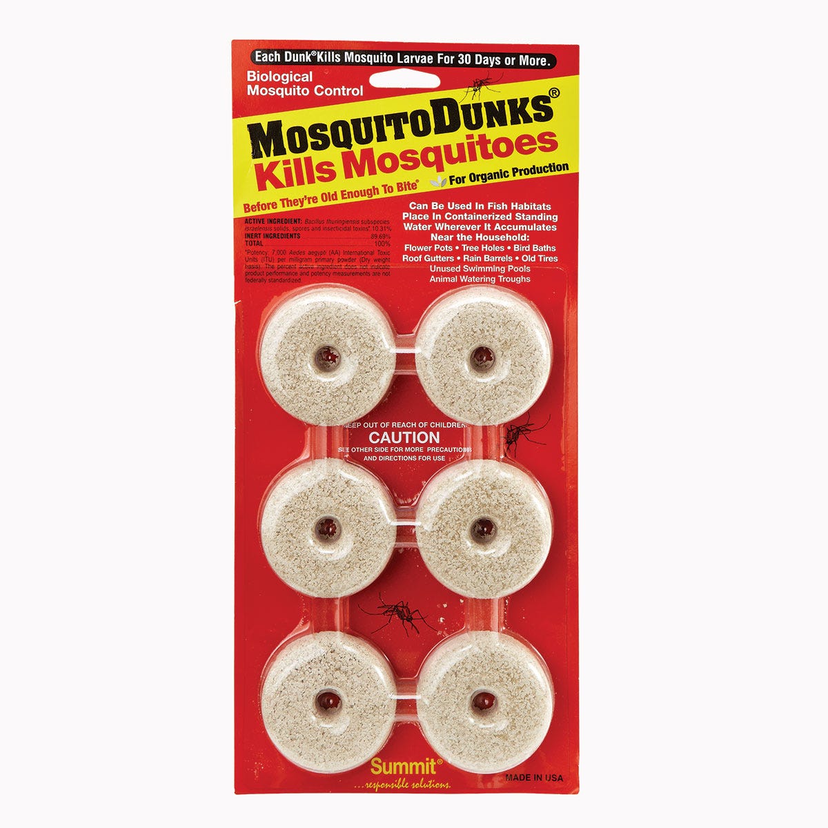 Mosquito Dunks Mosquito Control (set of six) All Other Categories