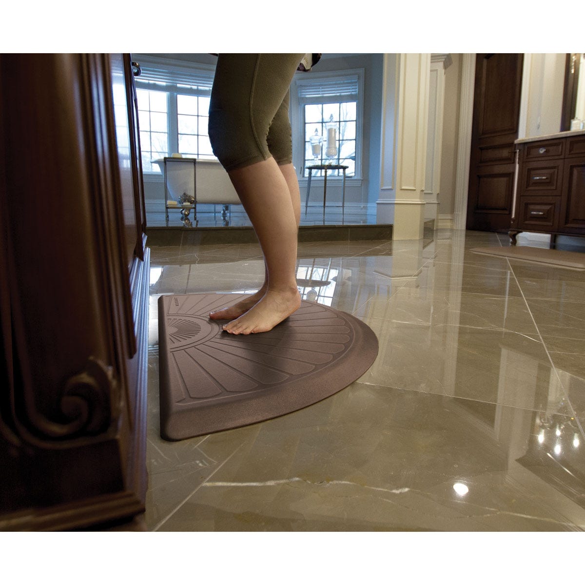 Wellness Mat (32" x 22" SemiSunburst) from Sportys Preferred Living