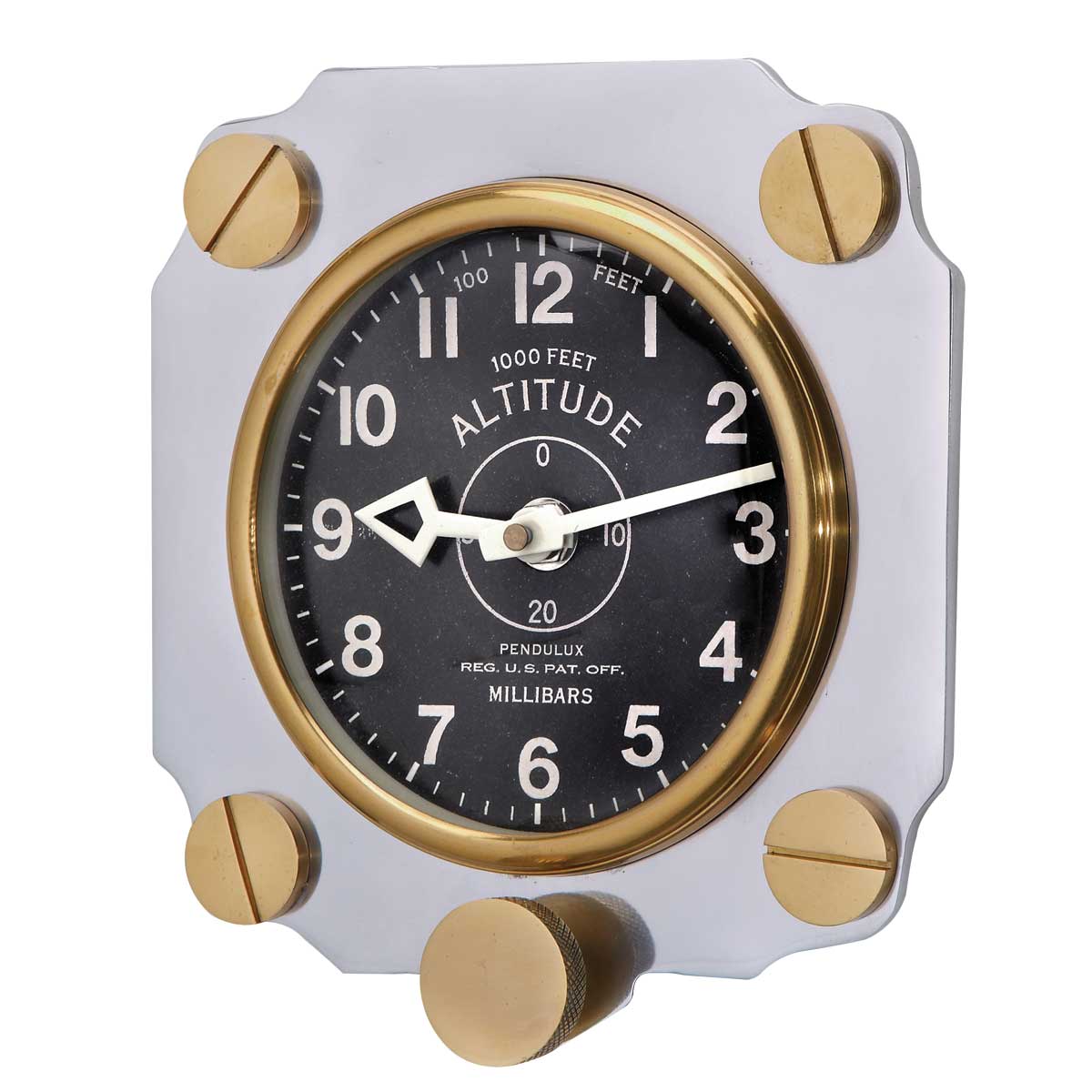 Altimeter Wall Clock from Sporty's Wright Bros Collection