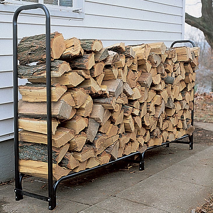 Wood Log Rack (Full Face Cord) from Sportys Preferred Living